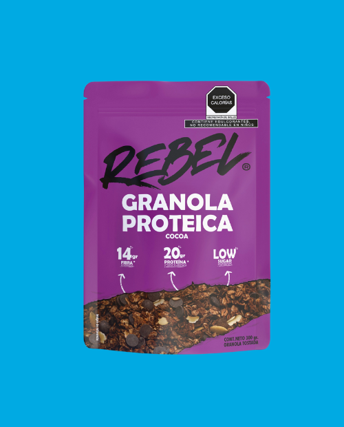 Granola Proteica Chocolate 300g – Rebel Snacks